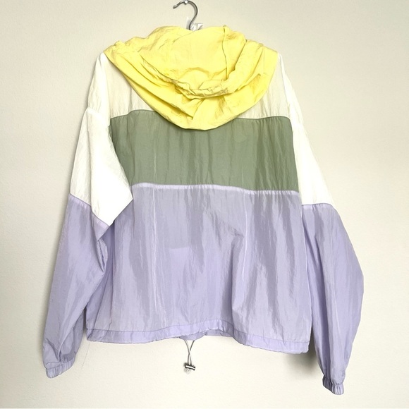 ASTR the Label Sawyer Color Block Windbreaker Pastel Size Small Sporty Tennis - Picture 12 of 16